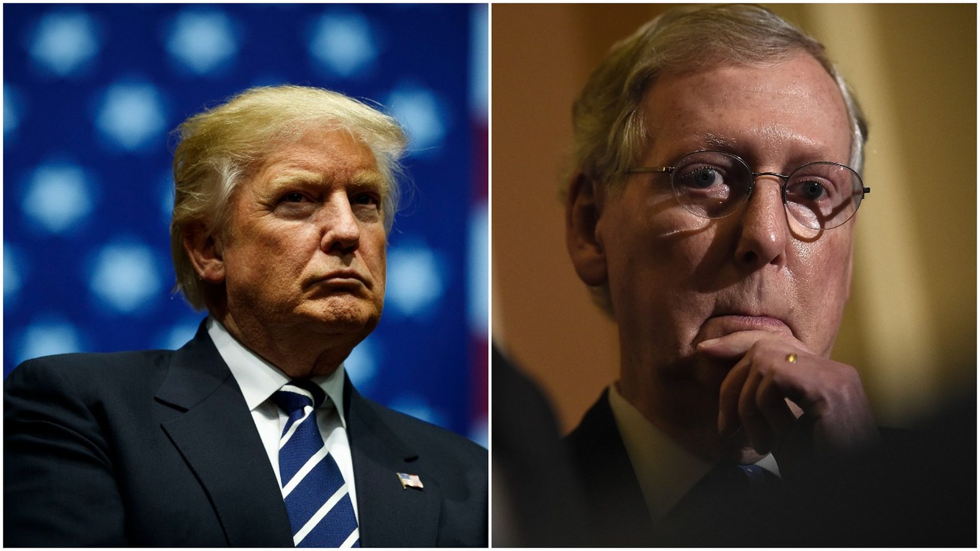 Donald Trump and Mitch McConnell