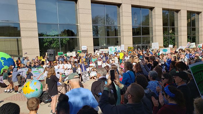 Climate activist Mary Ellis Stevens 