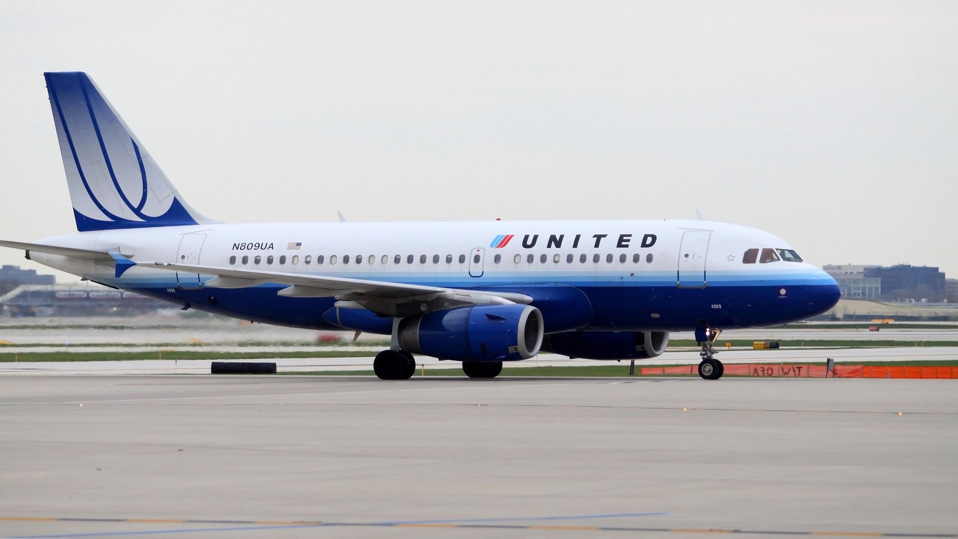 Photo of a plane taking off from a runway 