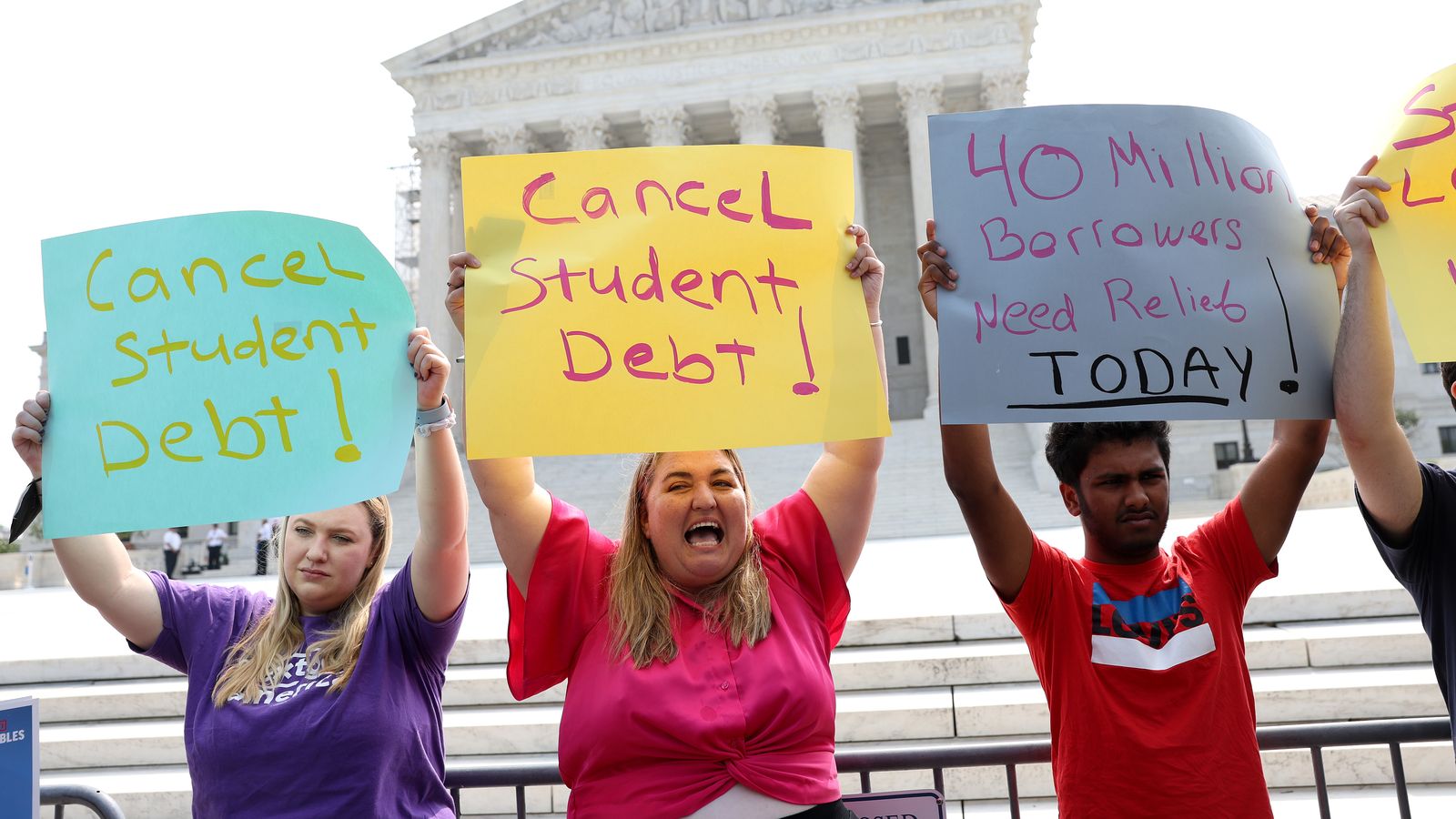 Supreme Court strikes down Biden student loan plan in 63