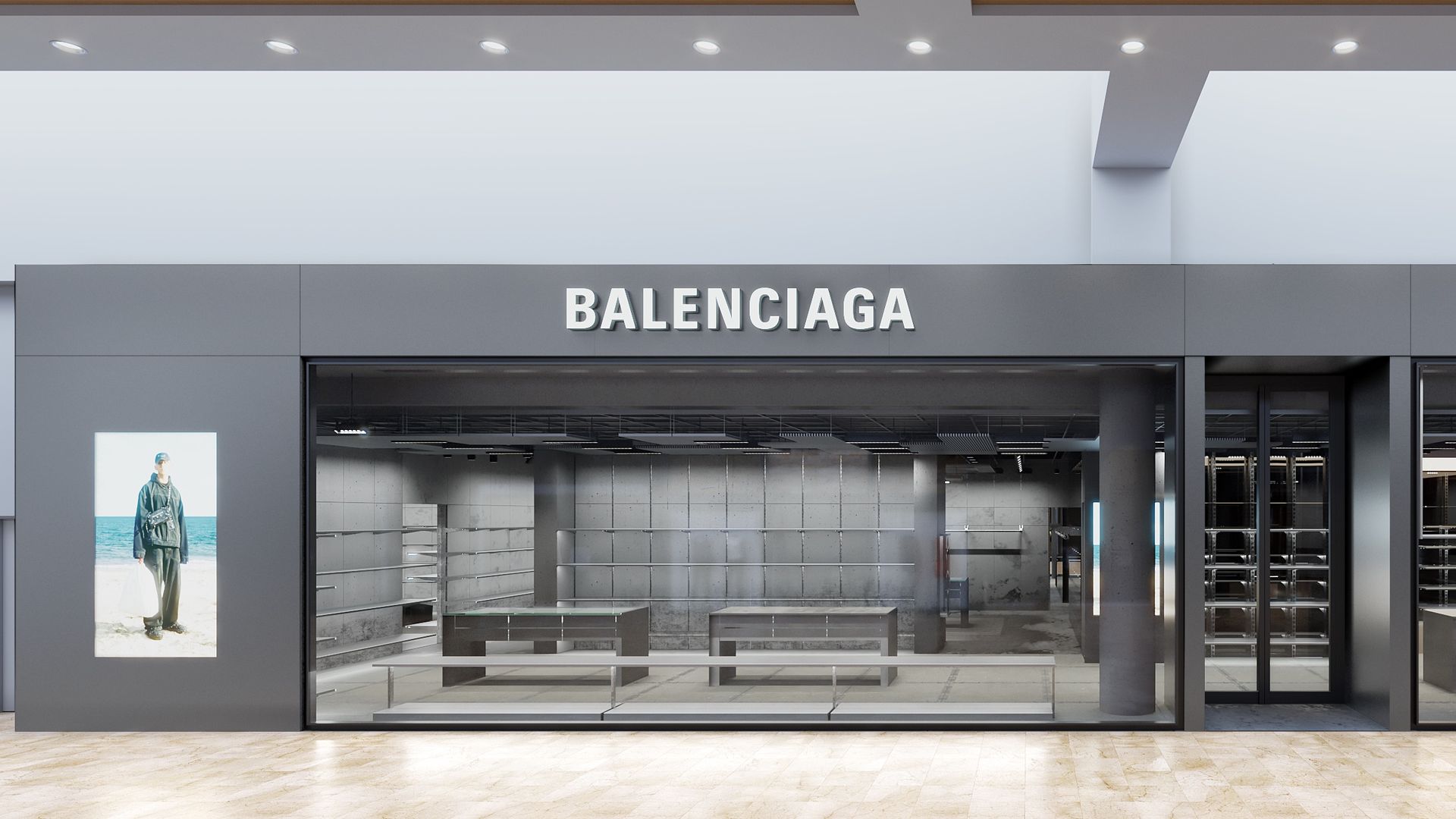Balenciaga in Charlotte's SouthPark mall