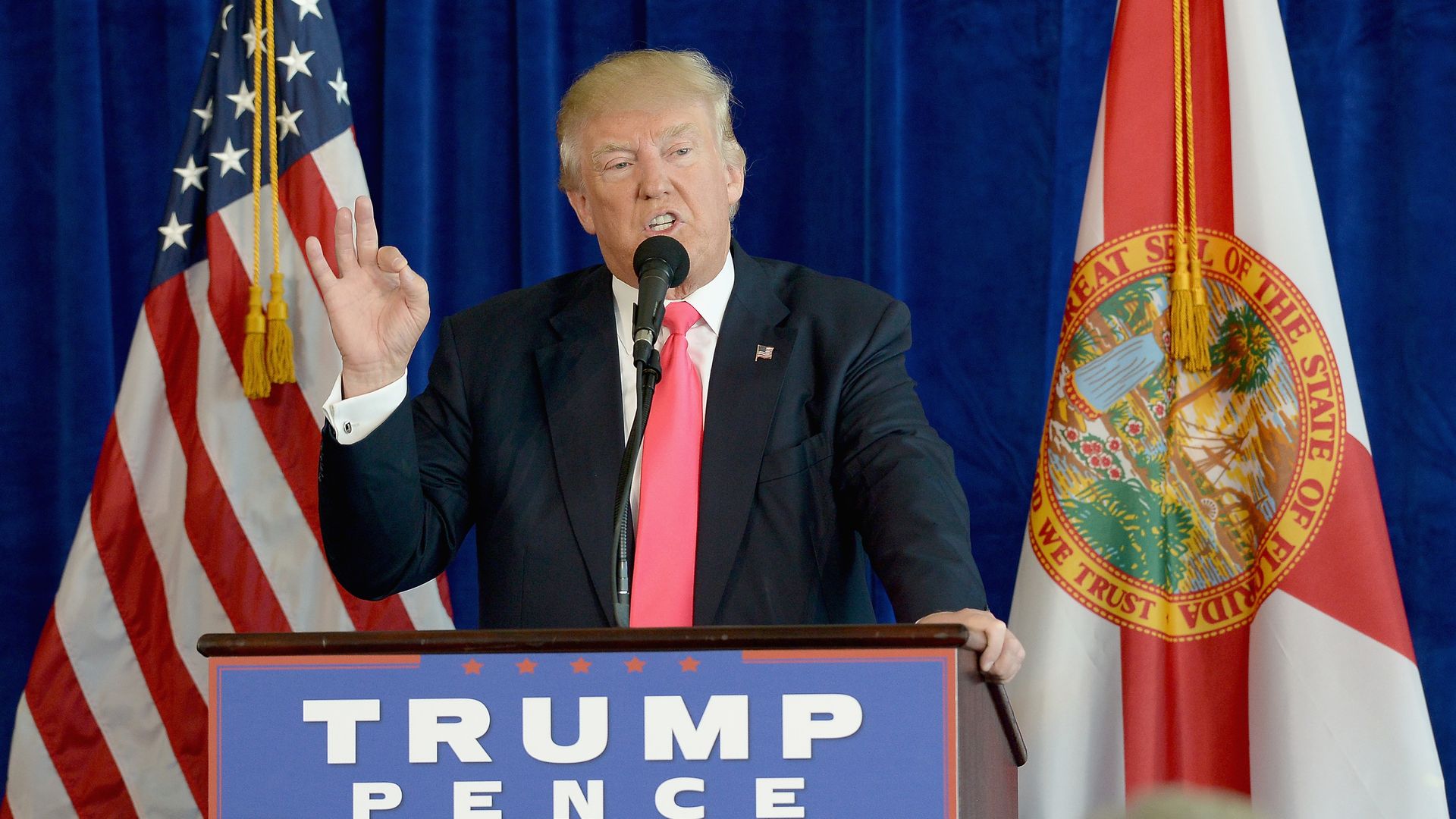 Trump at his Doral resort in Miami