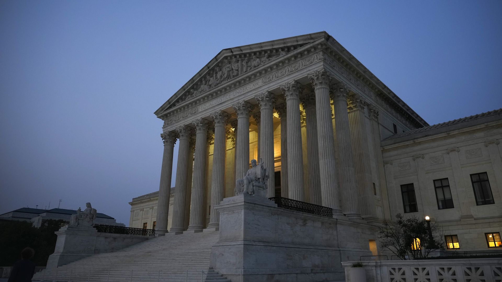 Supreme Court at twilight