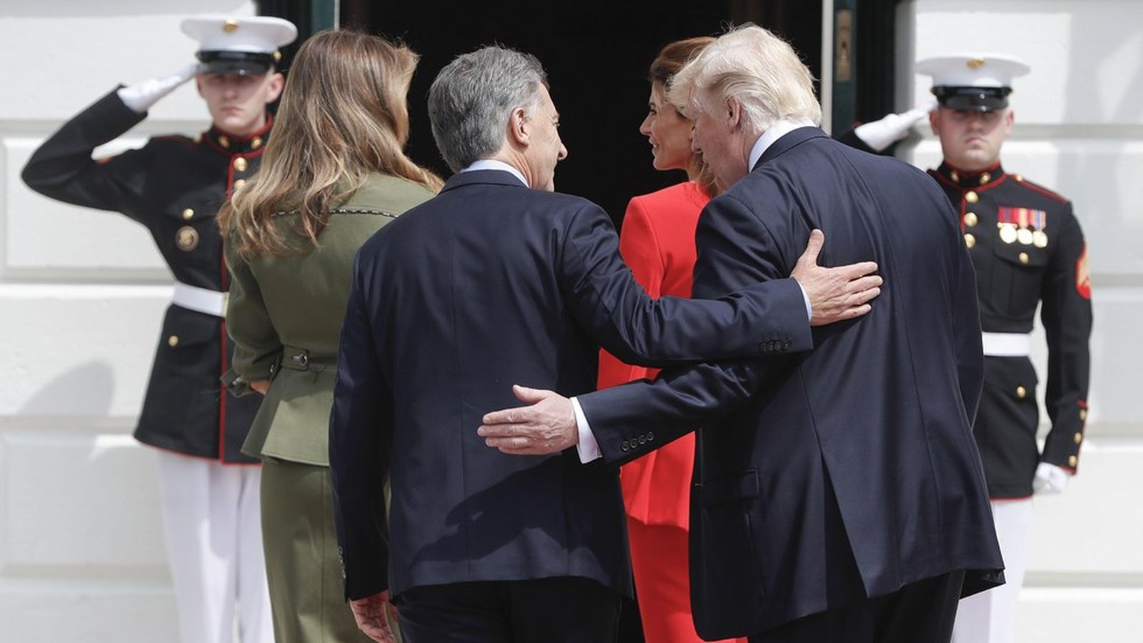 Trump Welcomes Argentine President To WH