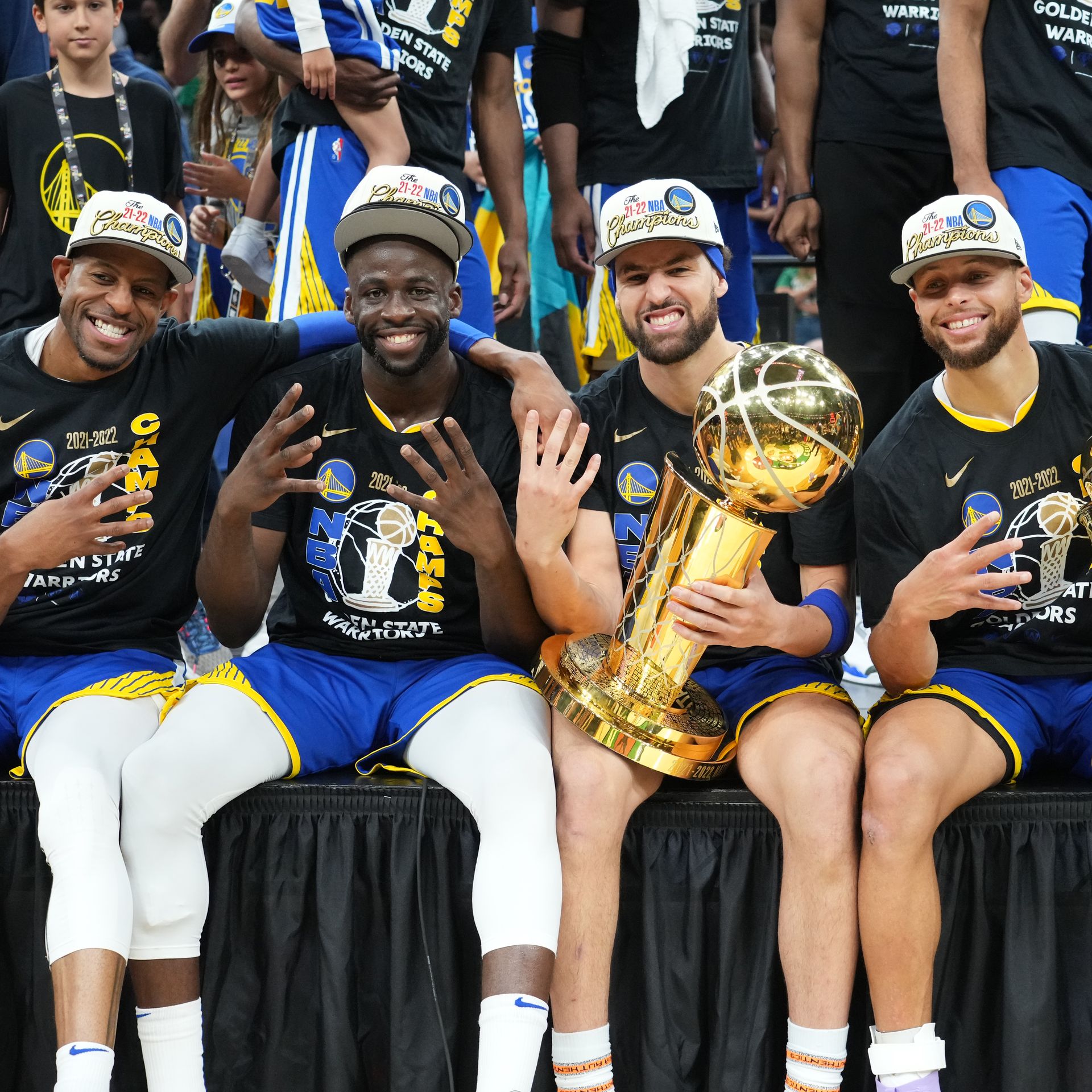 Golden State Warriors 6-Time NBA Finals Champions 12 Replica