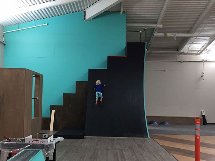 kinetic heights wall climb