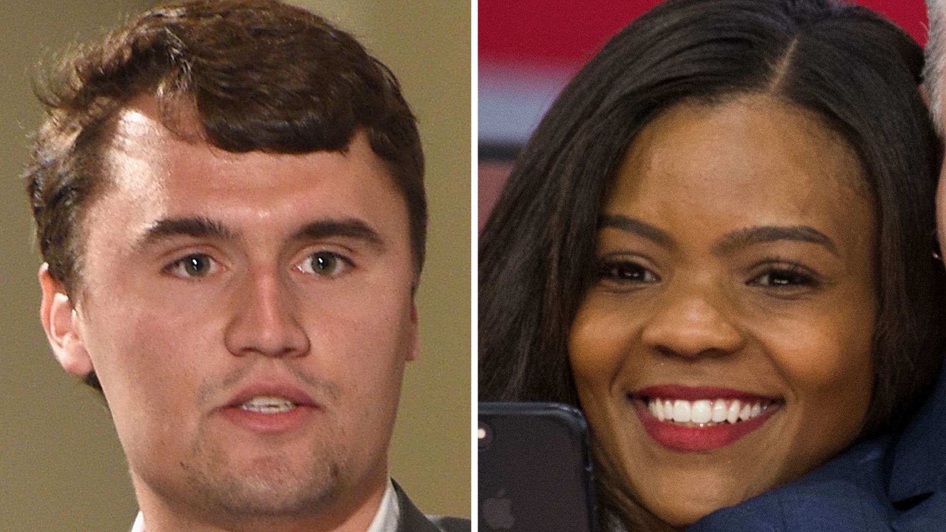 Charlie Kirk and Candace Owens