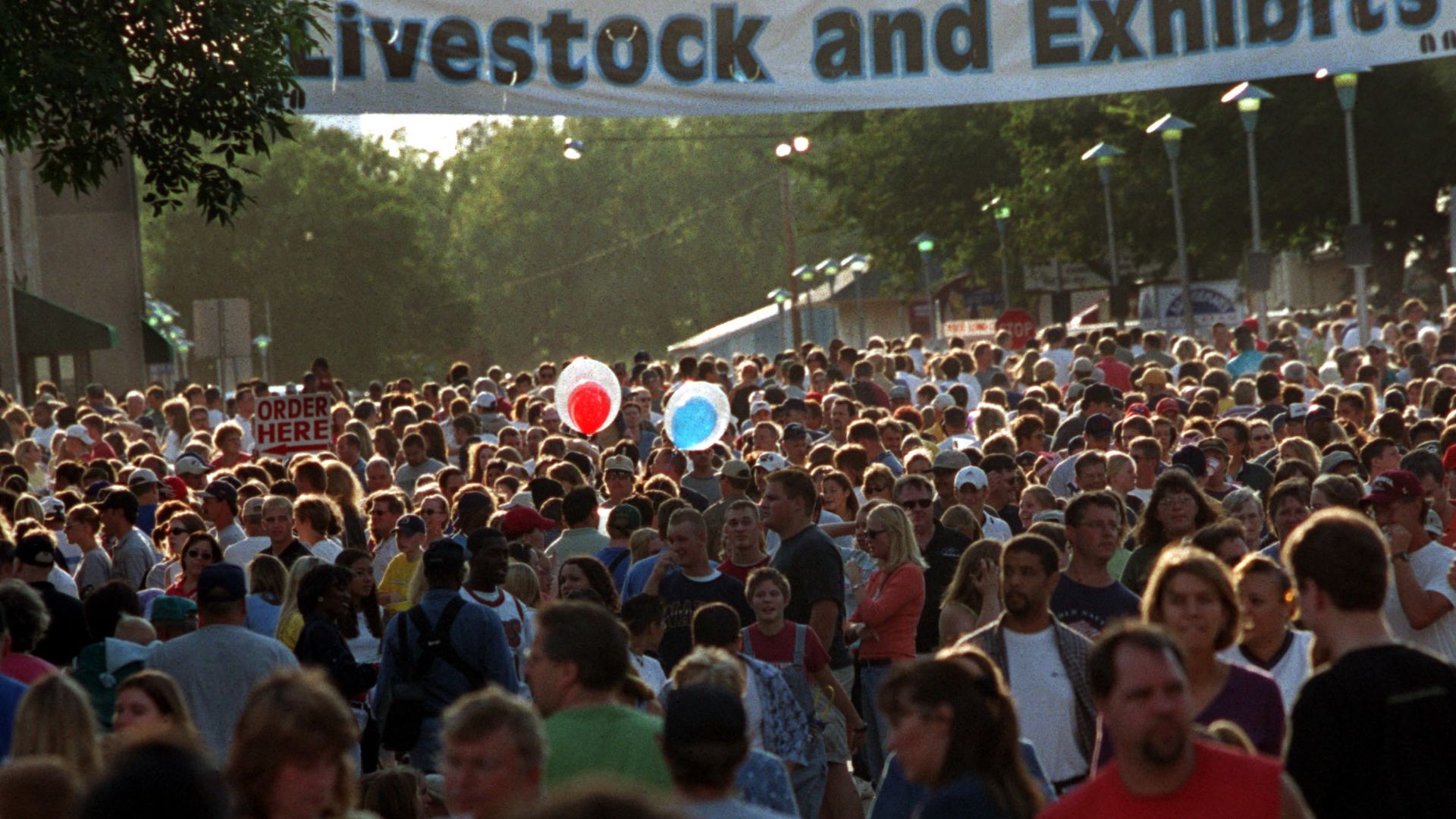 crowd at the state fair