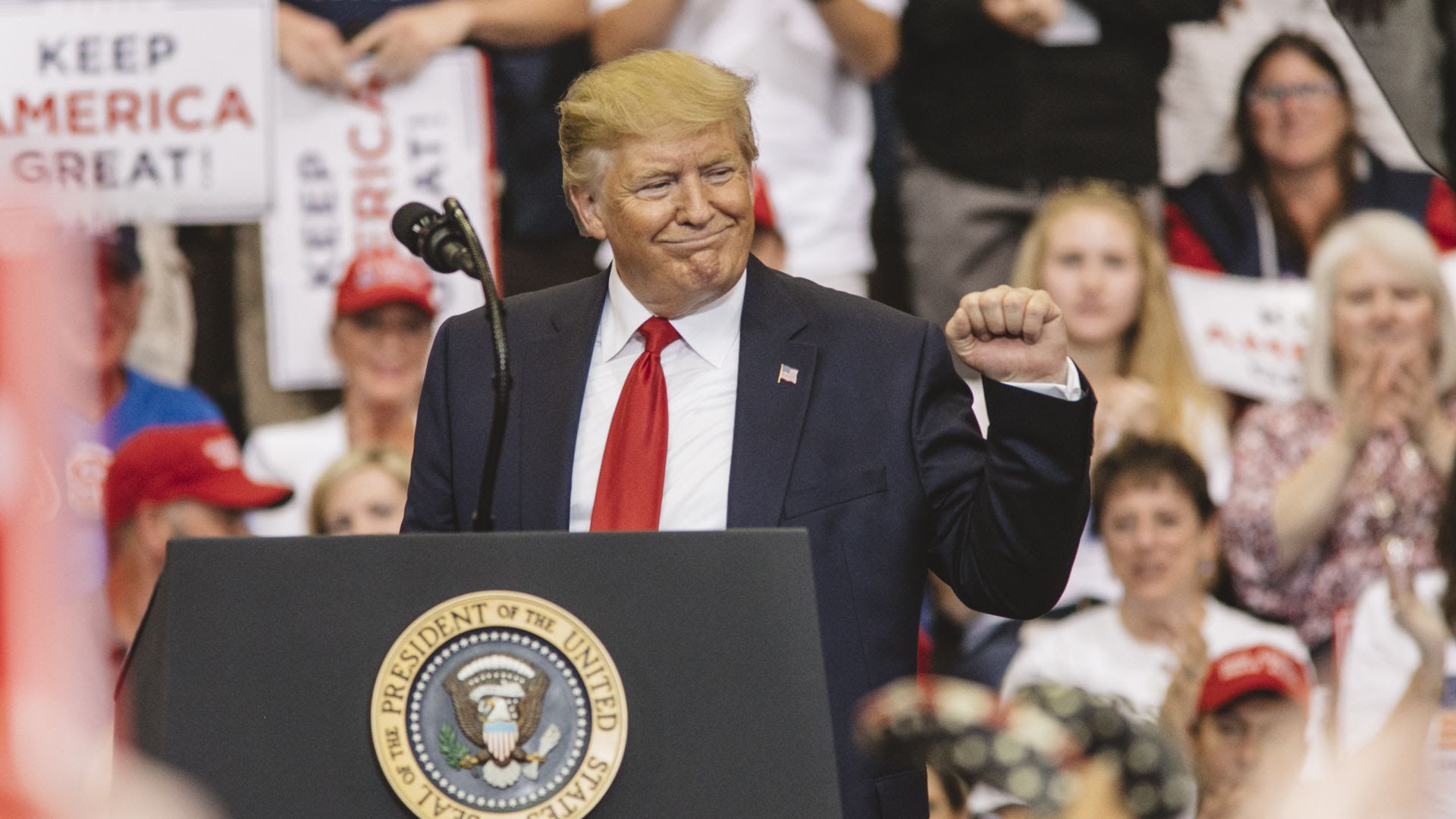 President Trump. Photo: Andrew Spear/Getty Images