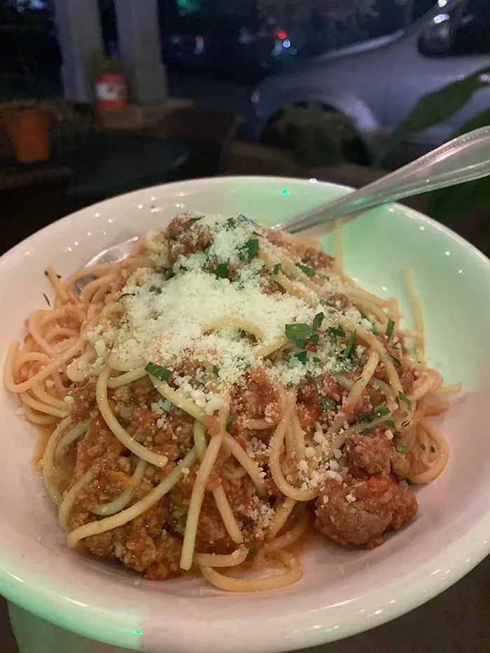 spaghetti bolognese zio