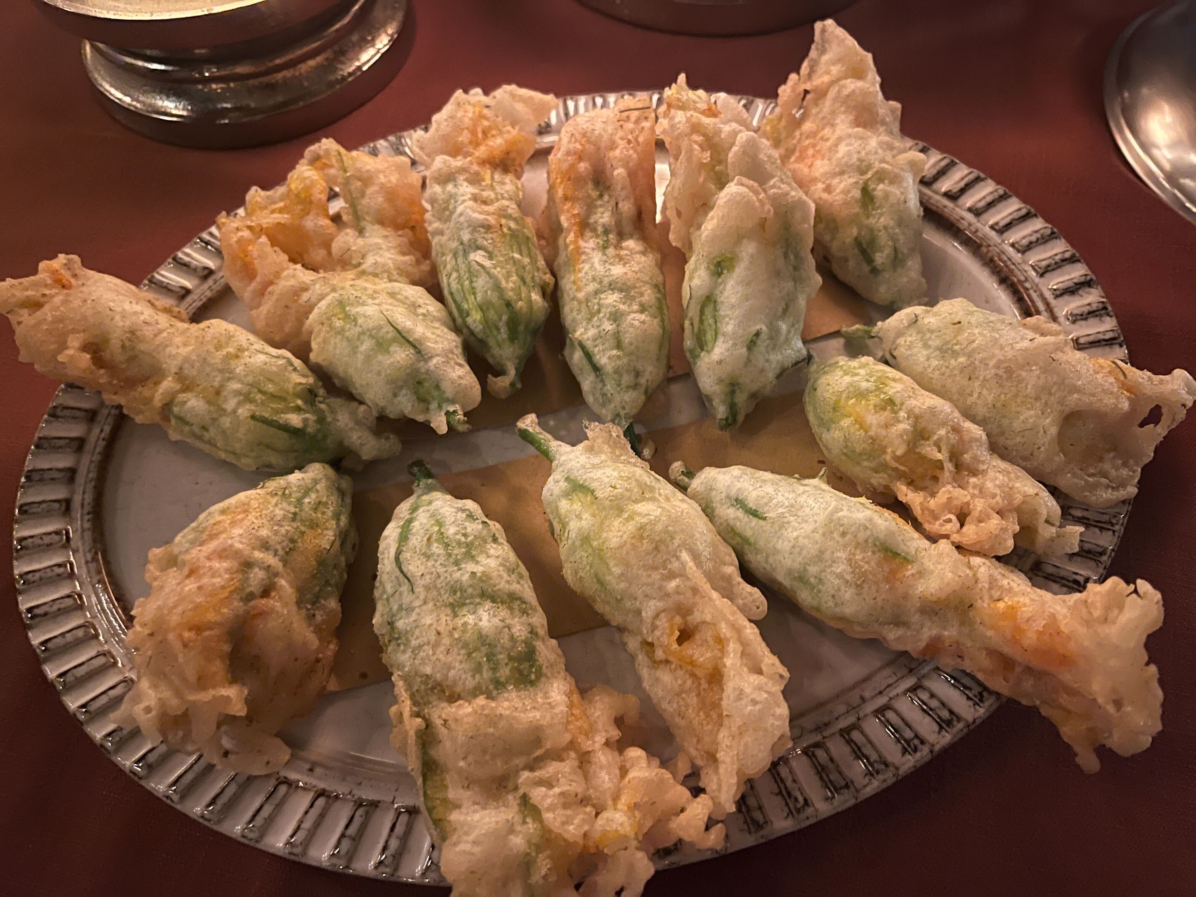 squash blossoms