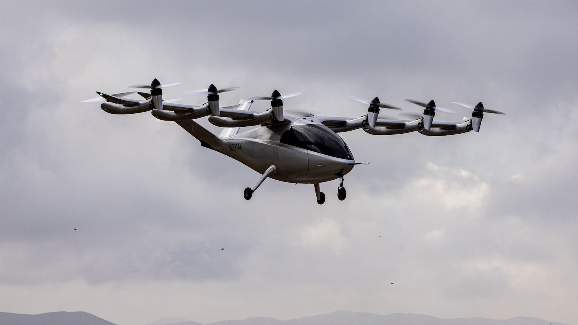 Archer Aviation's electric vertical takeoff plane 