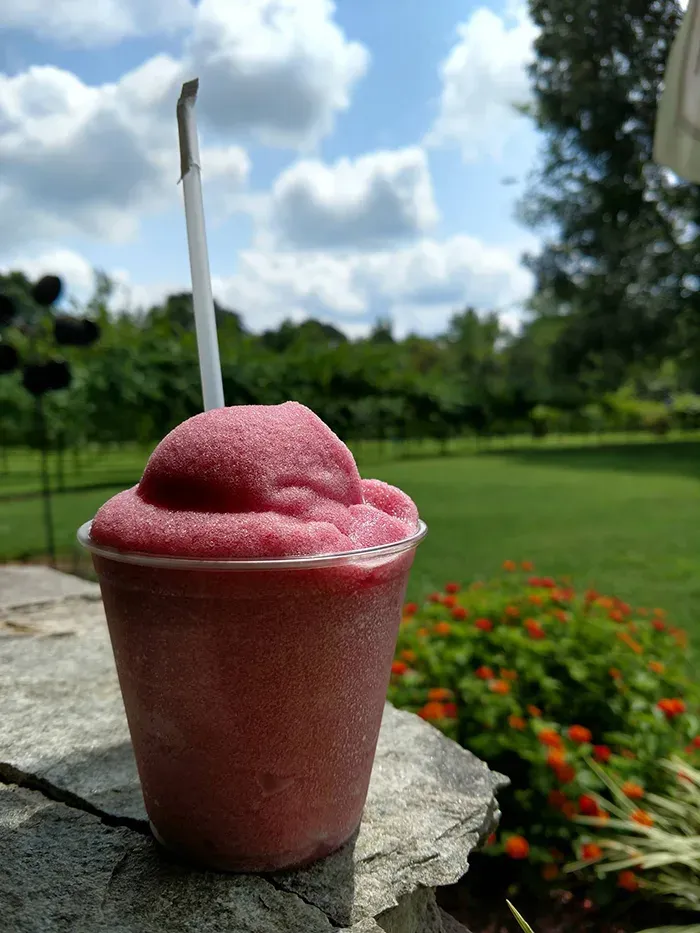 wine slushie douglas vineyards