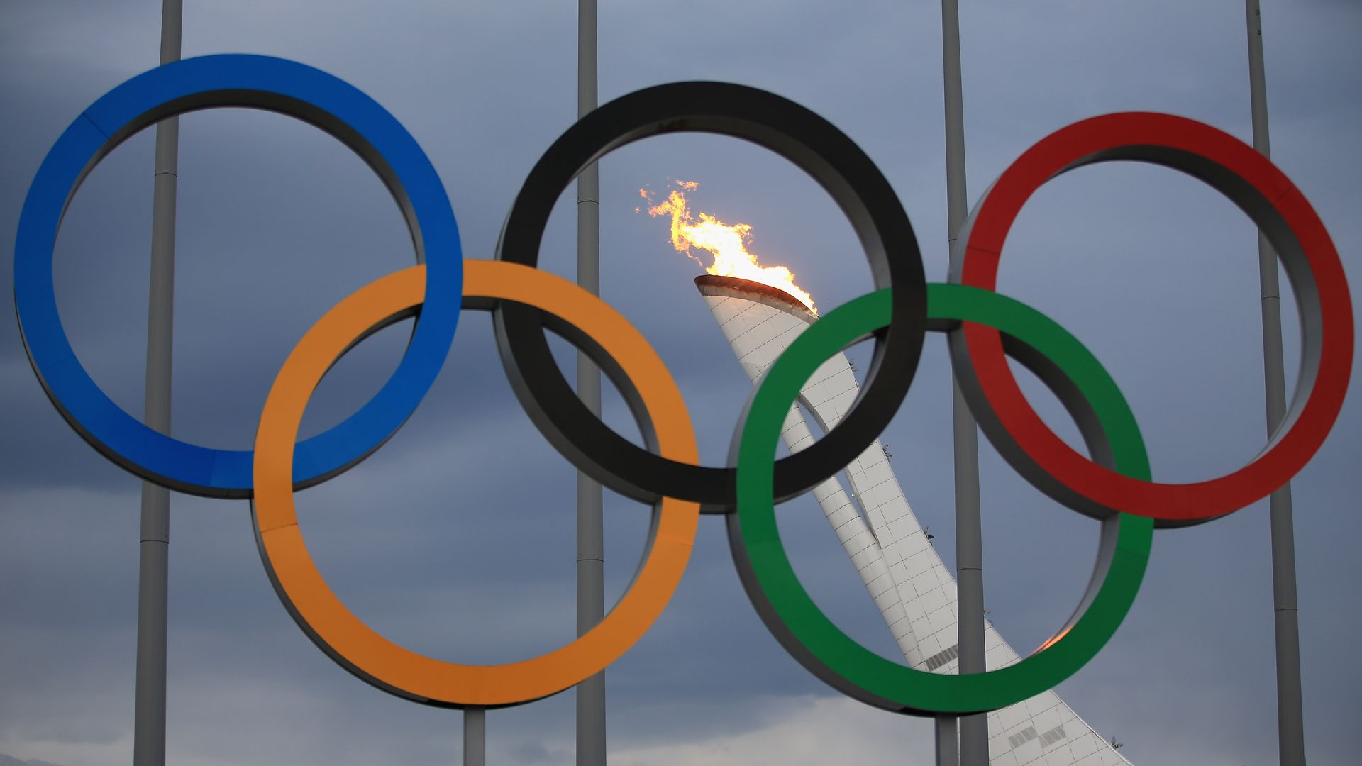 The Olympic Cauldron at the Sochi 2014 Winter Olympics
