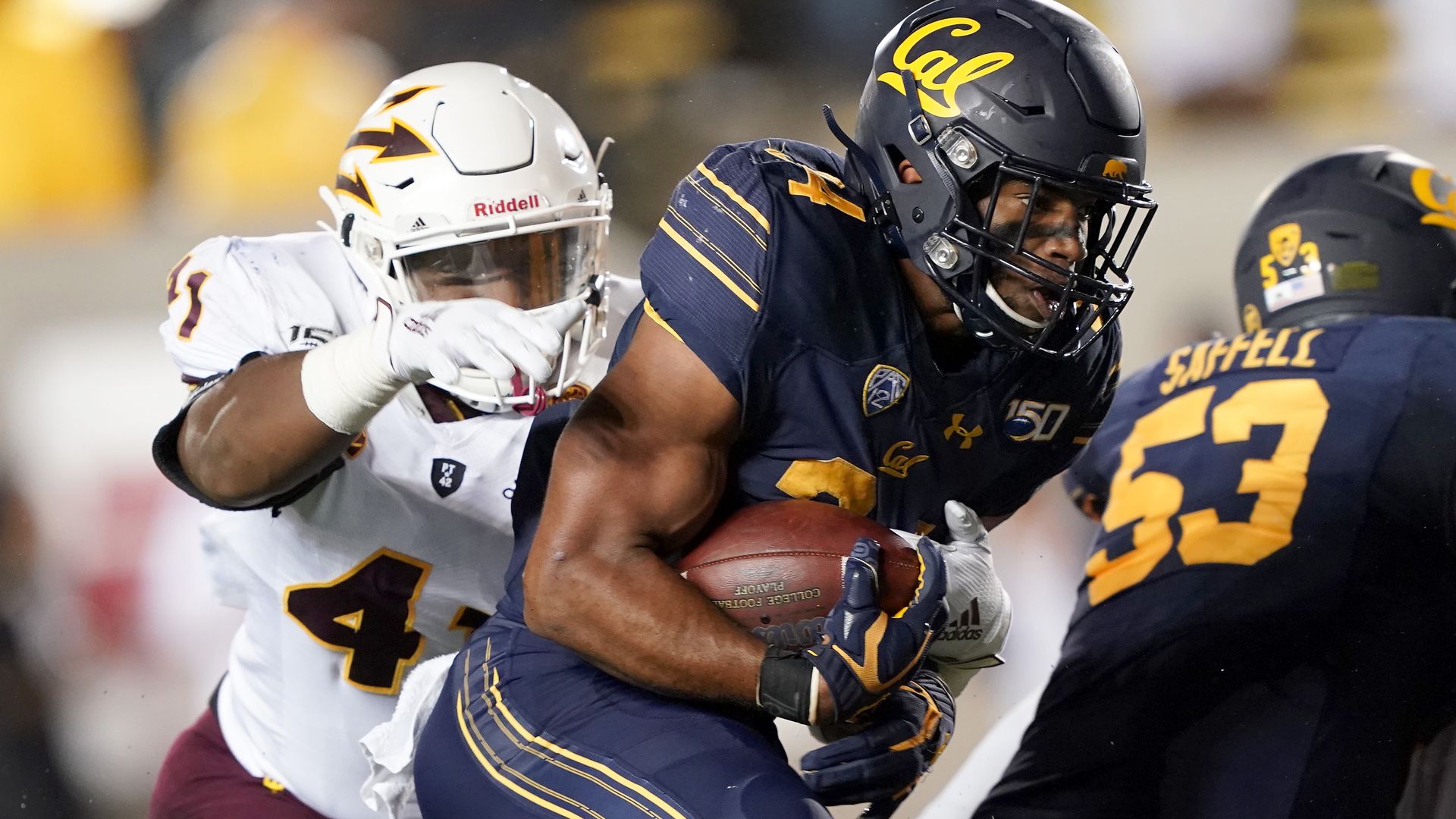 Christopher Brown Jr. #34 of the California Golden Bears