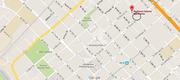 SkyHouse-Uptown-Apartments-new-development-map