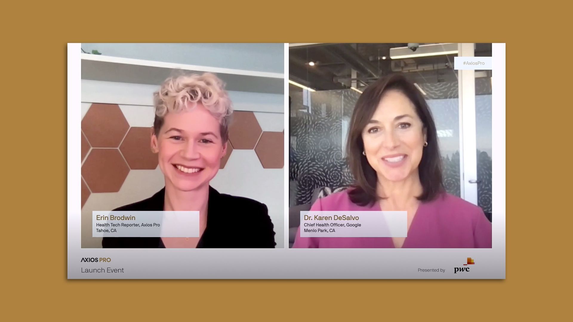 Axios Pro launch event Erin Brodwin