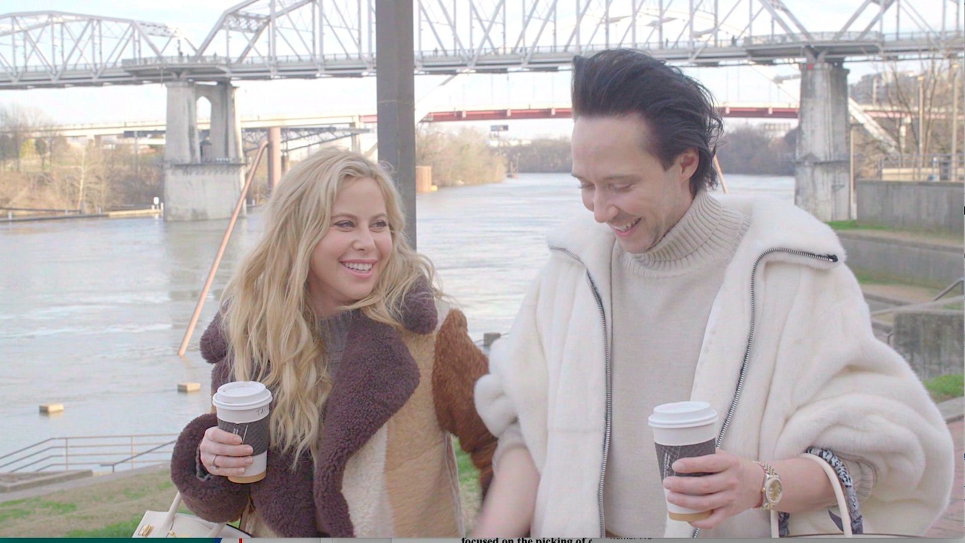 Tara Lipinski and Johnny Weir