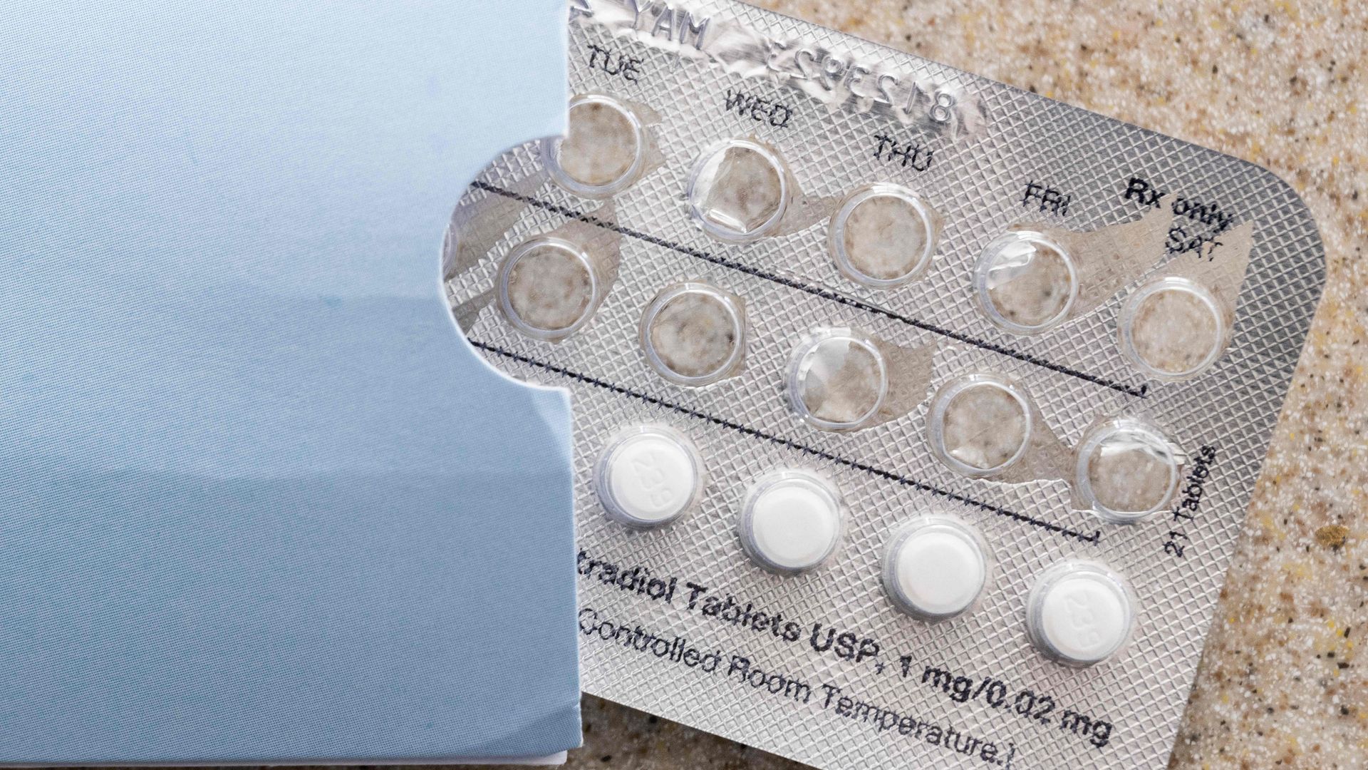 Picture of birth control pills