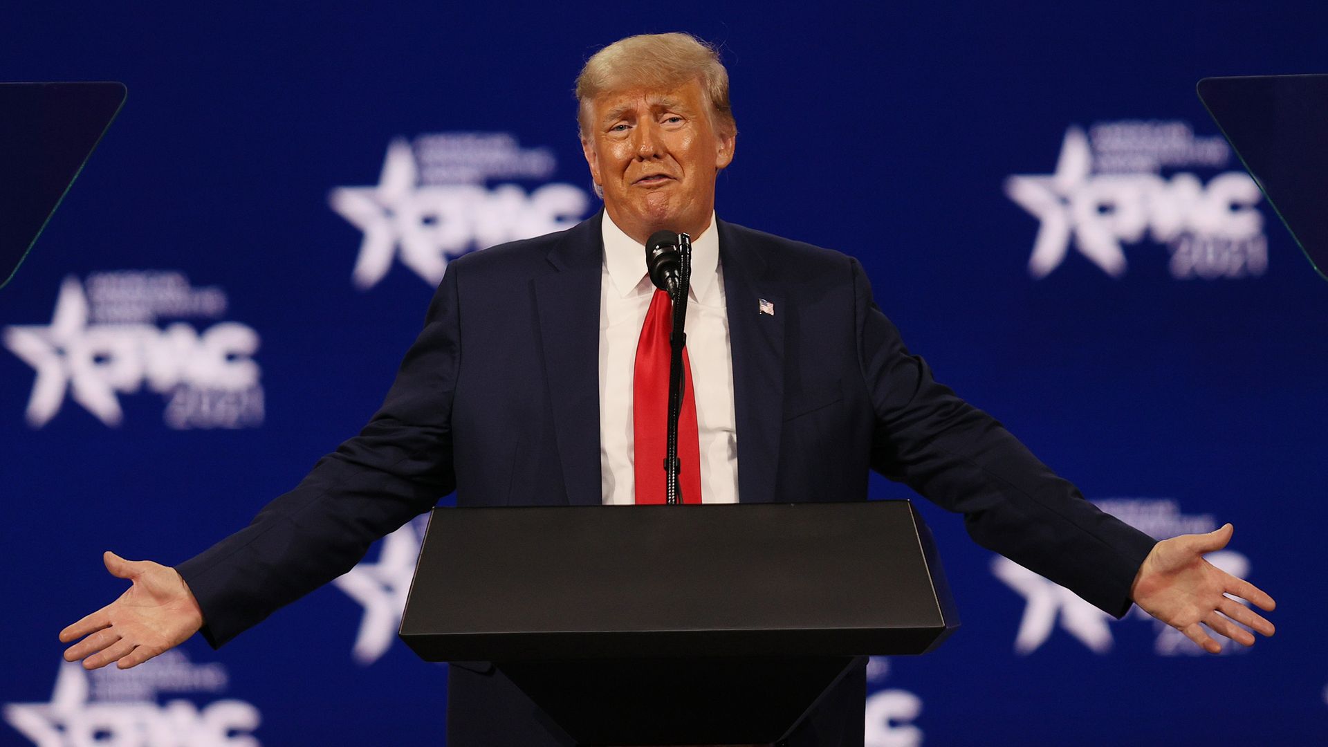 Trump speaking