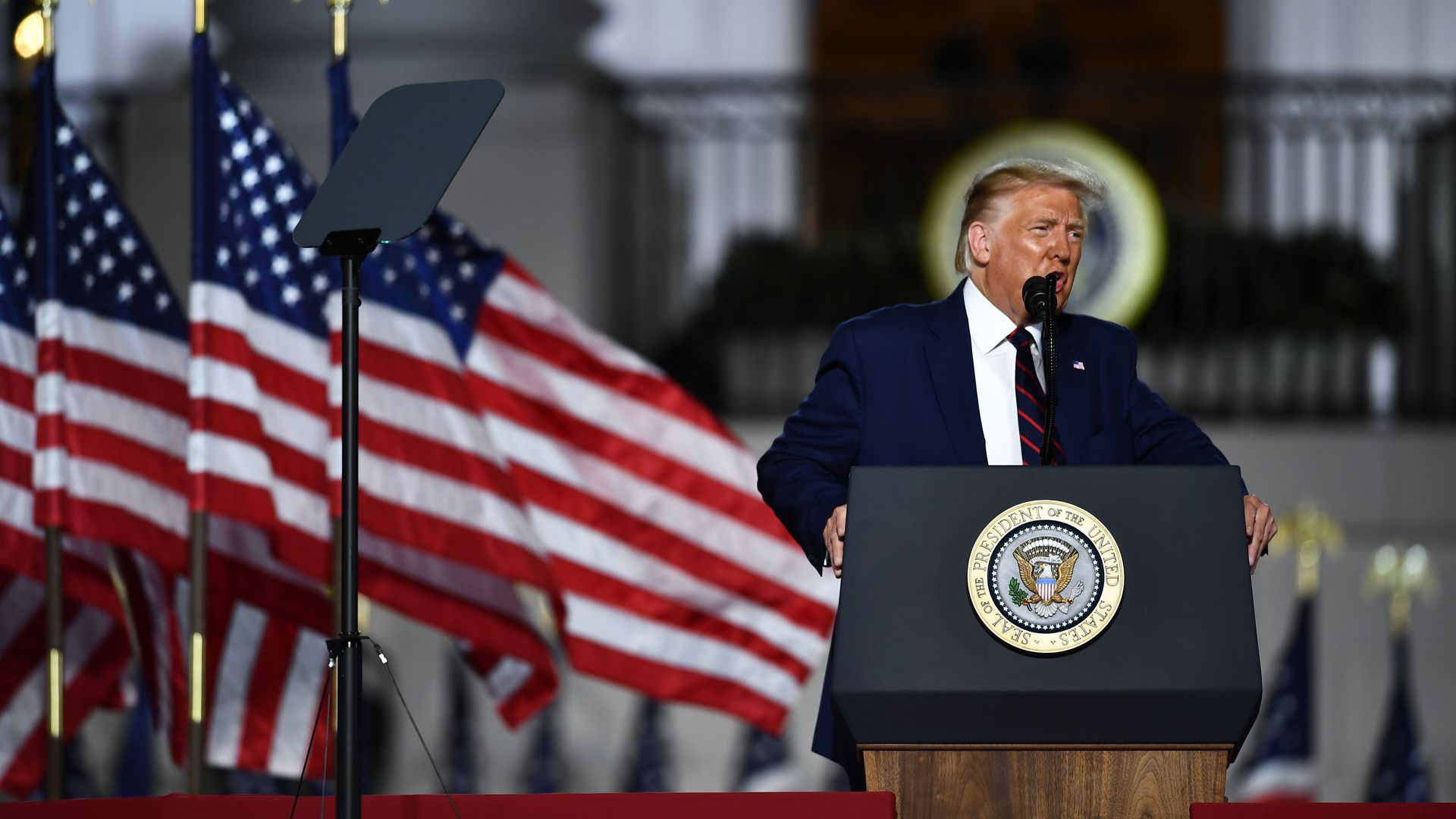 President Trump accepts the Republican nomination from the White House