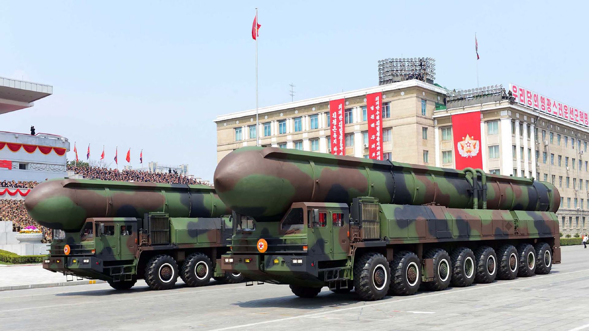 Missiles in North Korea.