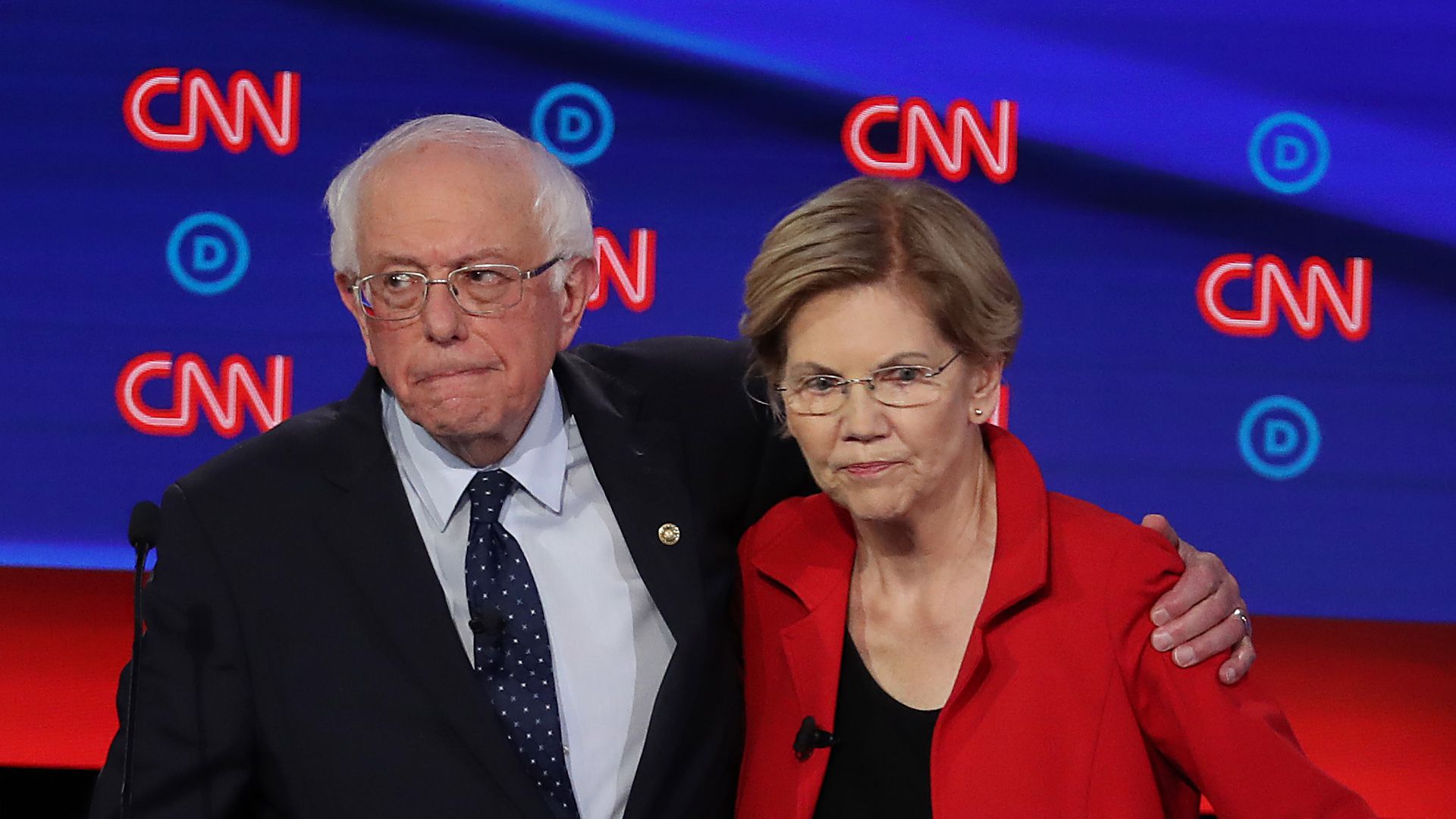 Bernie Sanders and Elizabeth Warren