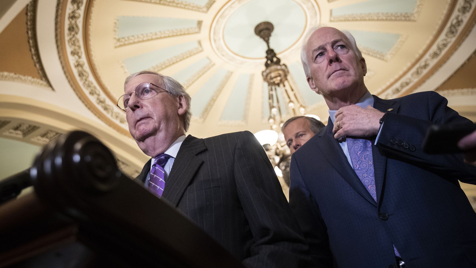 Mitch McConnell and John Cornyn