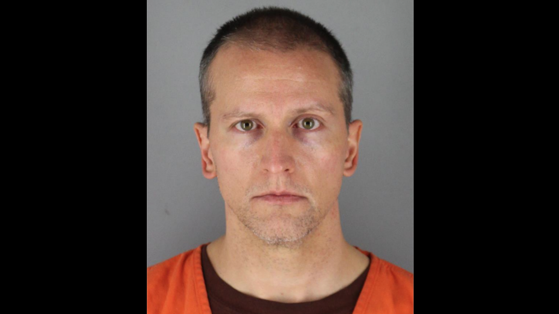 Former Minneapolis Police Officer Derek Chauvin's booking photo.