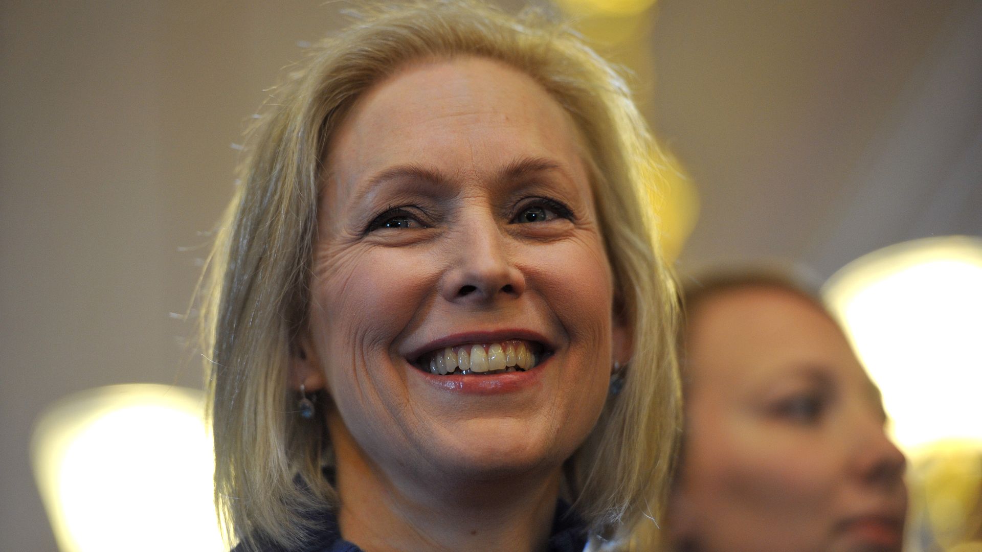 Kirsten gillibrand smiling