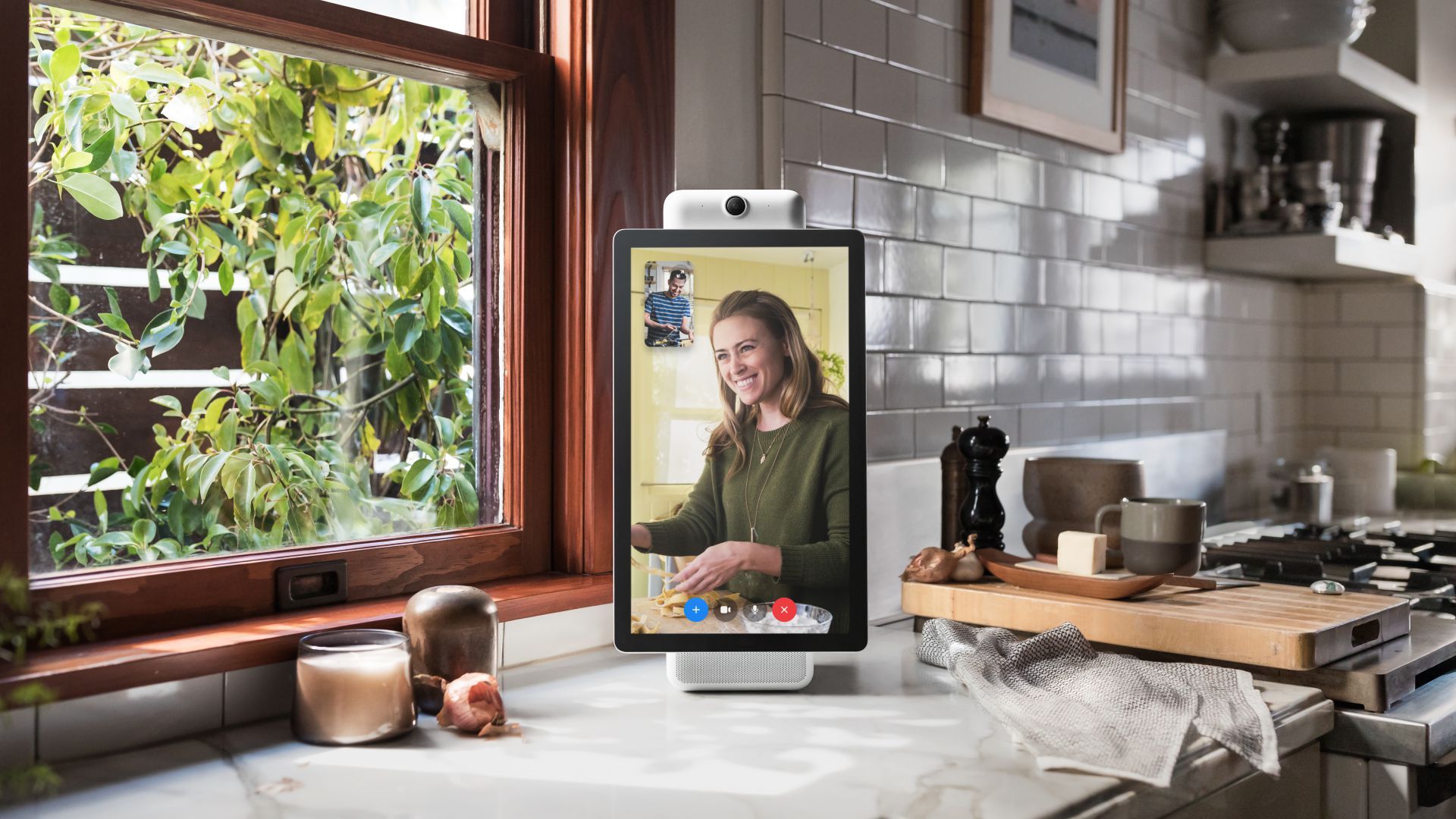 Facebook's Portal video chat device.