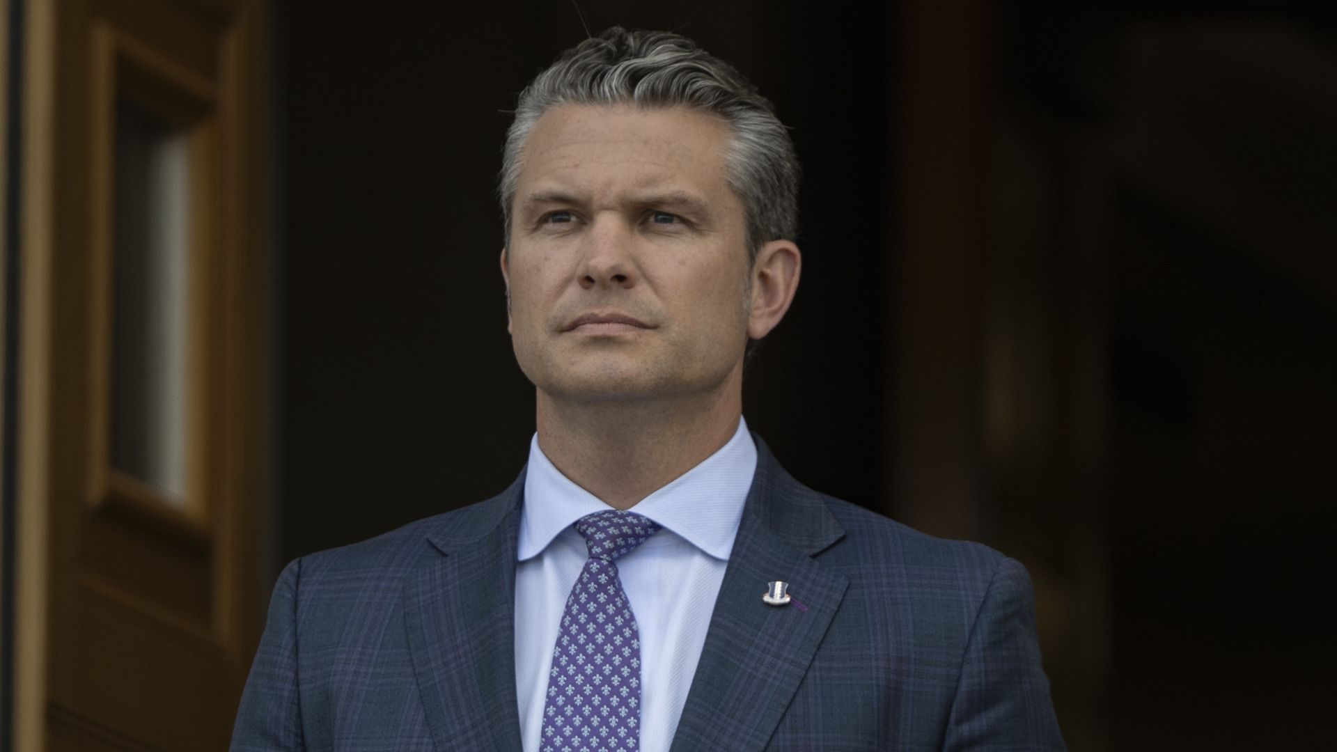 ecretary of Defense Pete Hegseth welcomes German Defense Minister Boris Pistorius (not seen) with an official ceremony at the Pentagon in Washington, United States, on July 14, 2025. 