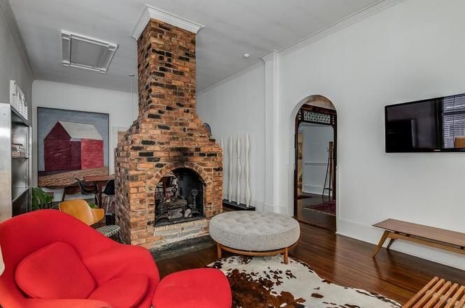 314 W 8th St fireplace