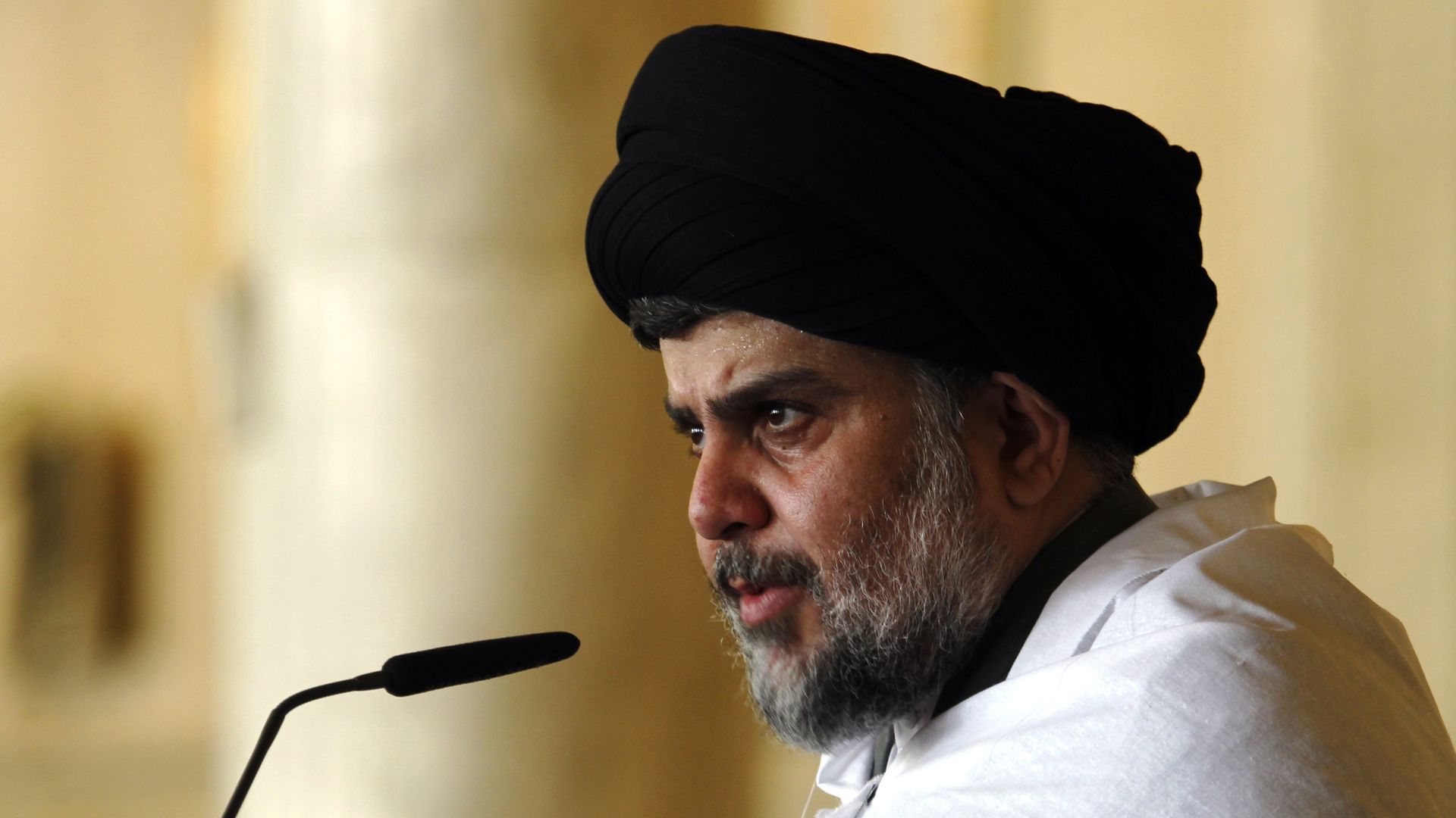 Iraqi Shiite cleric Moqtada al-Sadr 