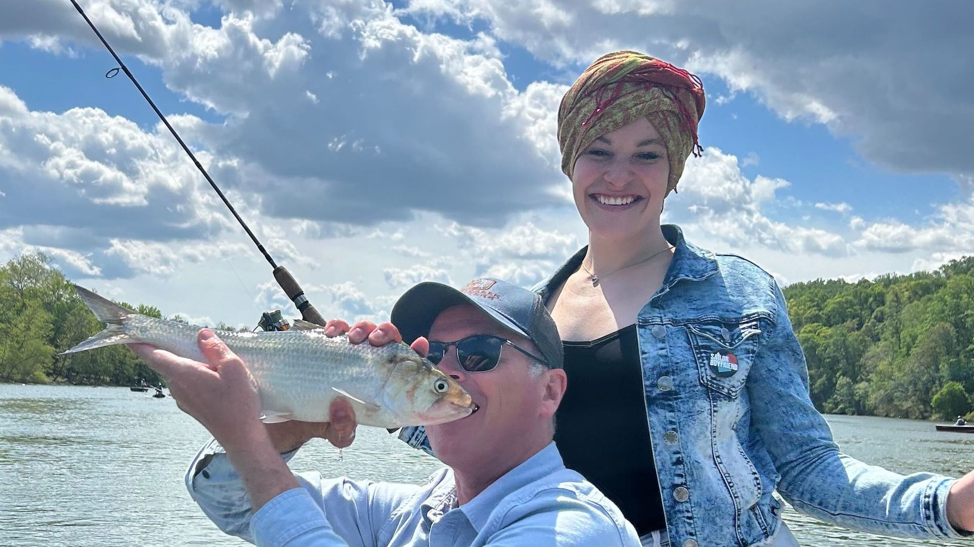 Trout Unlimited's Chris Wood with Jael Holzman