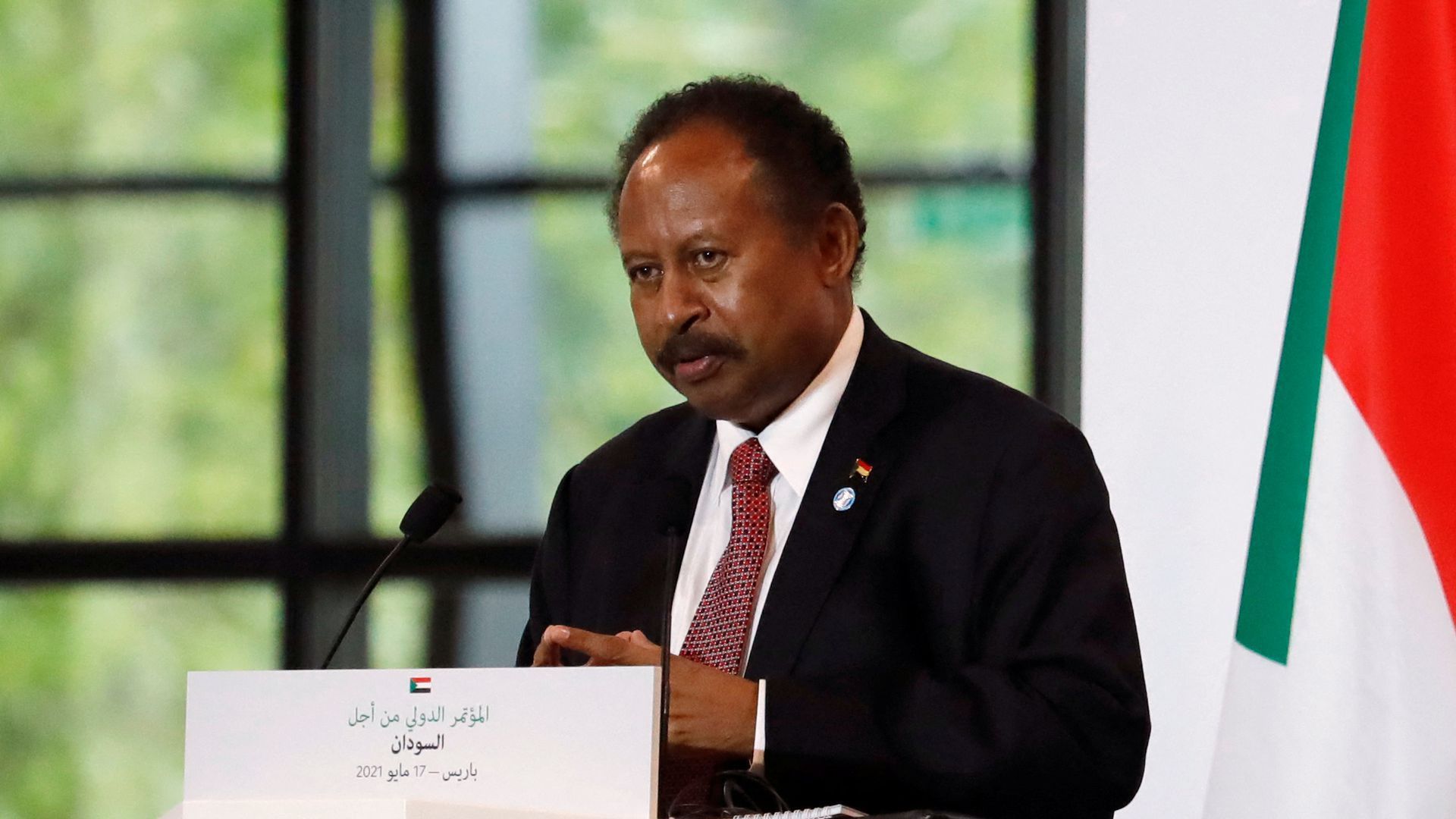Abdalla Hamdok. Photo: Sarah Meyssonnier/AFP via Getty Images