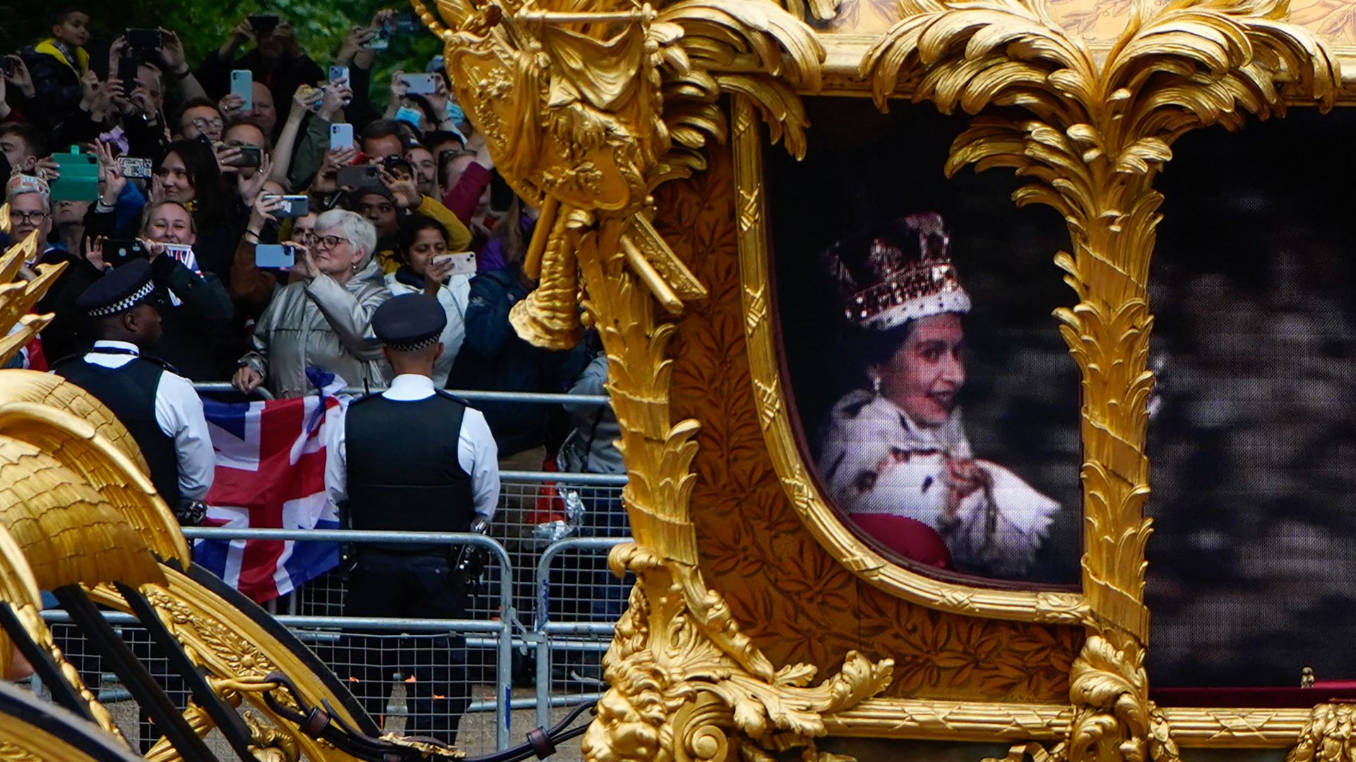 Queen Elizabeth hologram