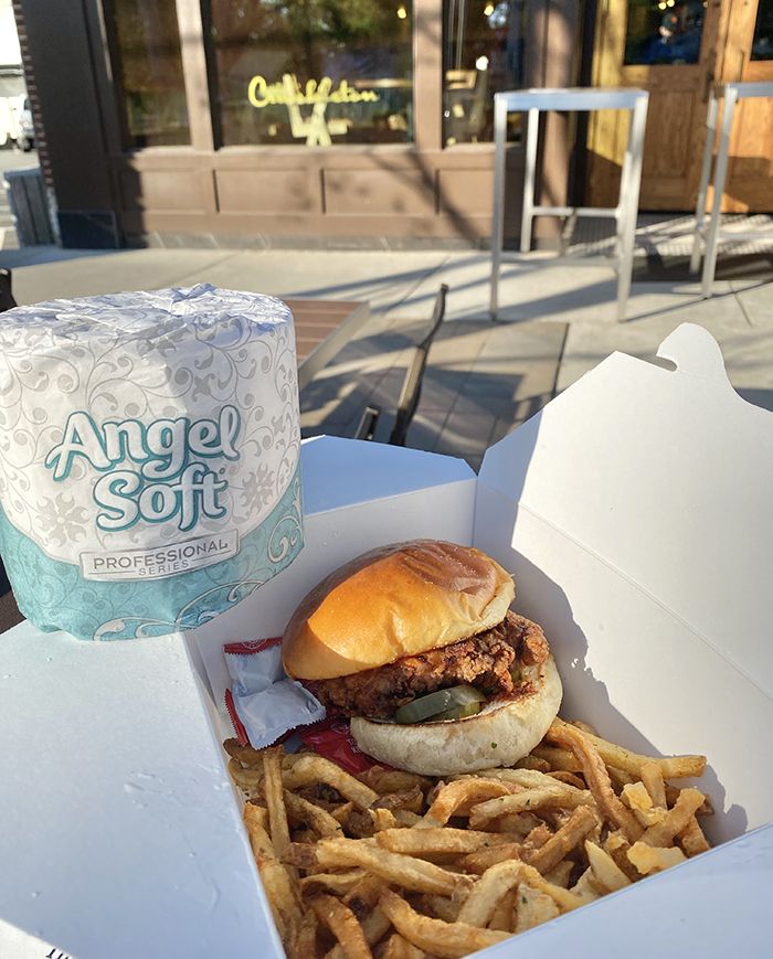 The Crunkleton fried chicken sandwich