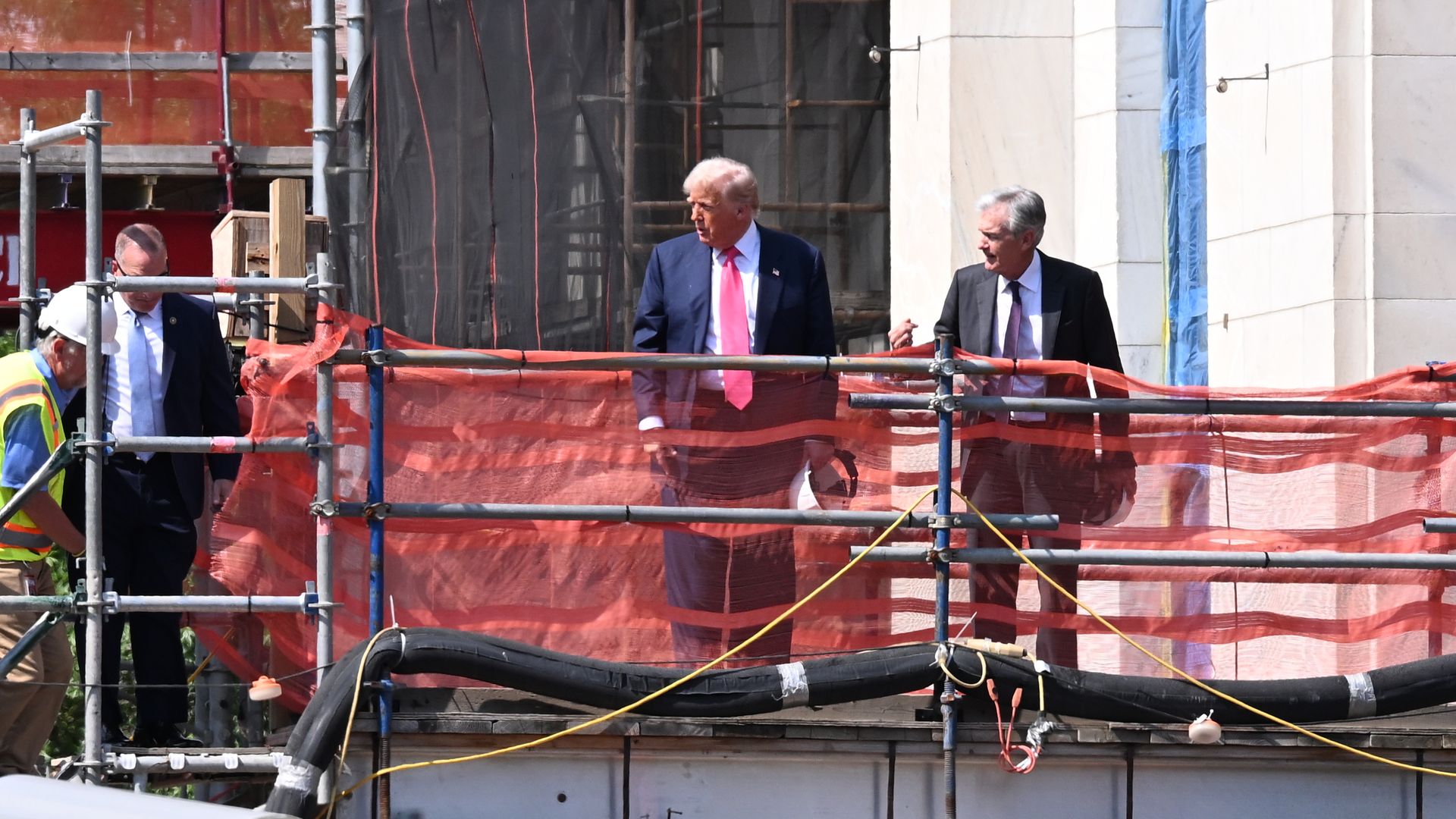 President Trump and Fed Chair Jerome Powell