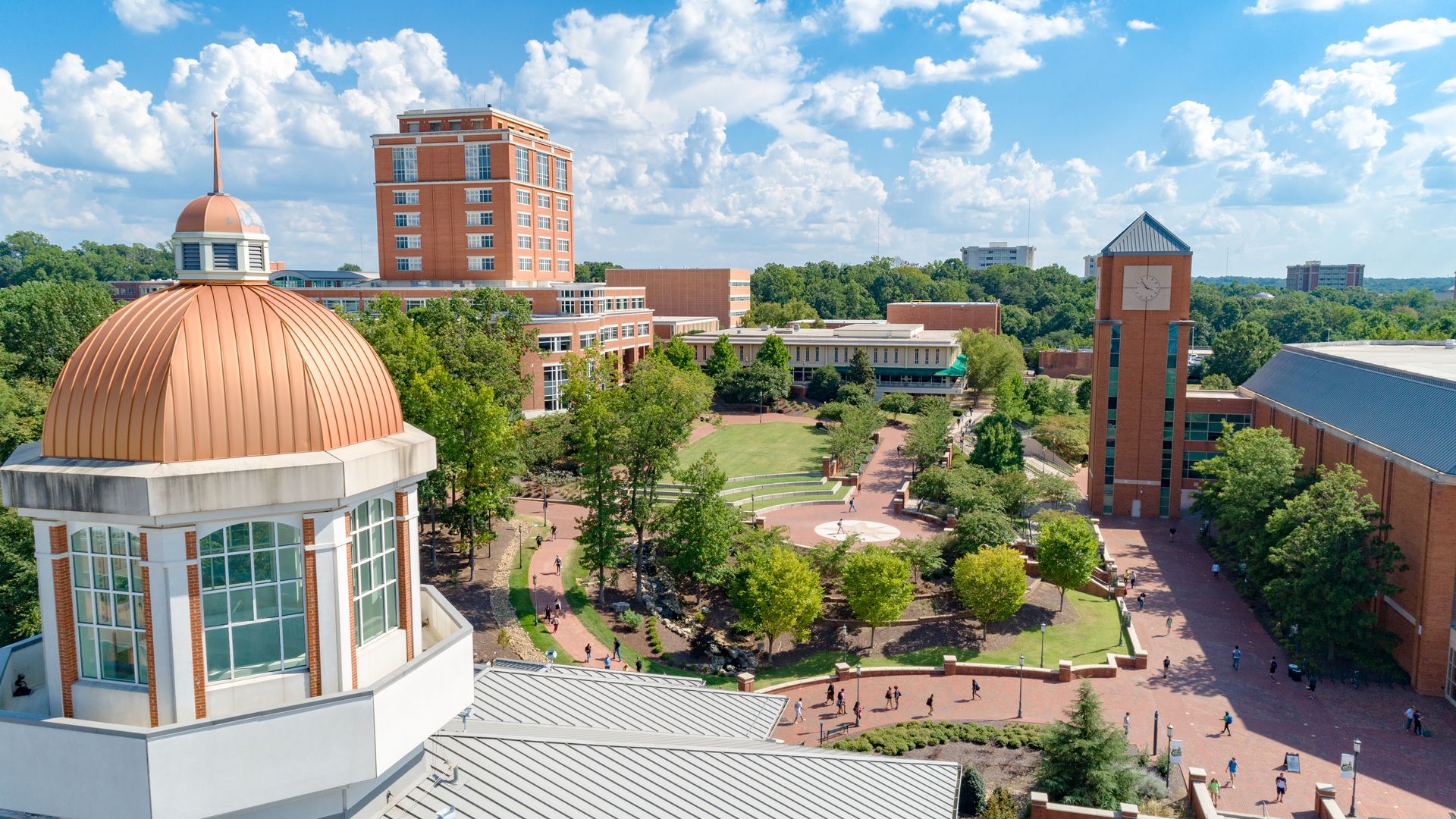 The campus of UNC Charlotte