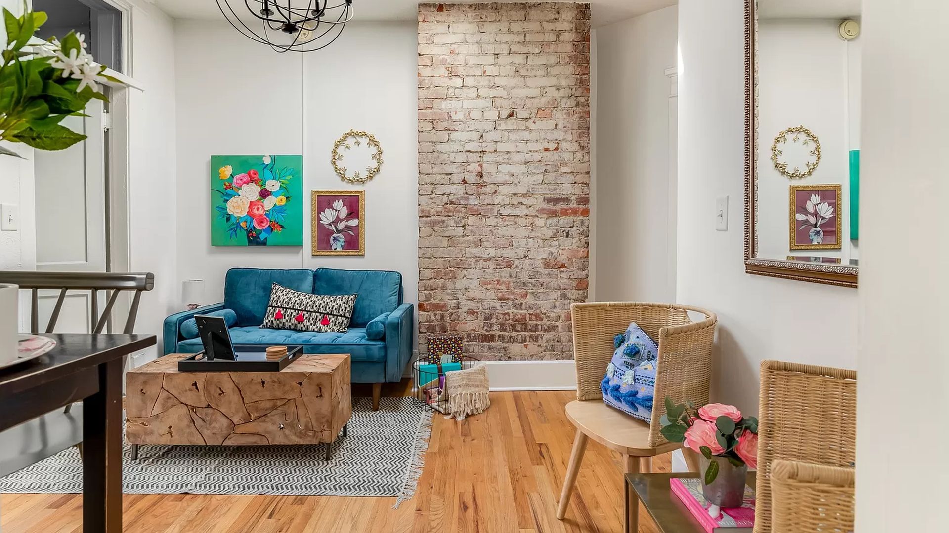 Interior of apartment in Nashville