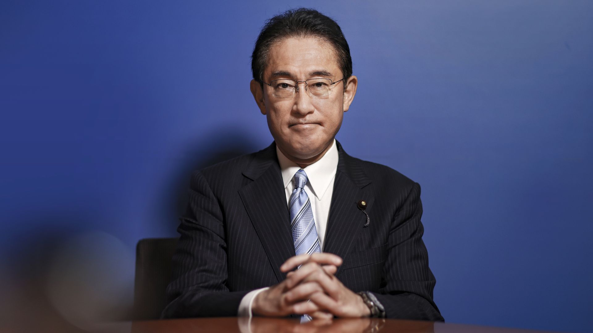 Fumio Kishida, former foreign minister of Japan, at his office in Tokyo, Japan, on Sept. 3.