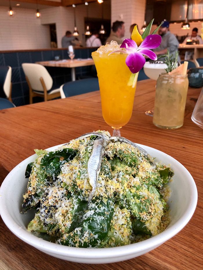 salad at indaco charlotte