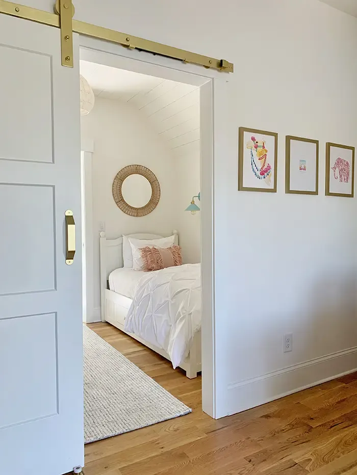 Sarah Crosland's custom cottage on Lake Wylie bunk room