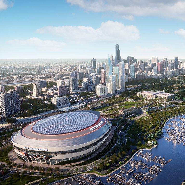Chicago Bears dream big with lakefront stadium proposal - Axios Chicago