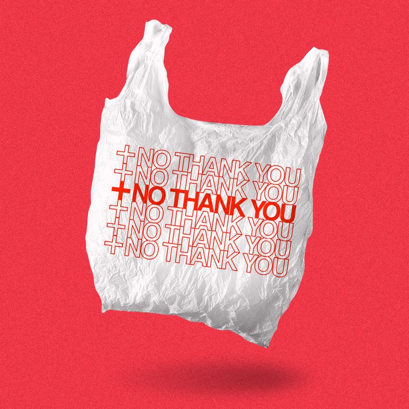 No thank discount you plastic bag