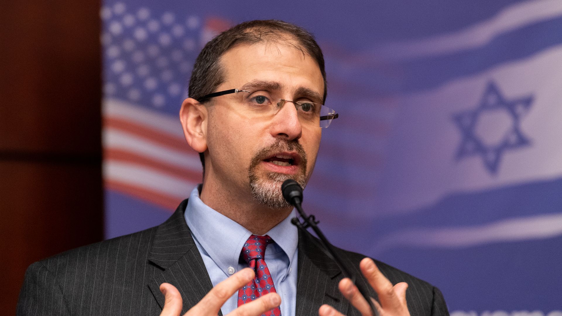 Former U.S. ambassador to Israel Dan Shapiro is seen speaking.