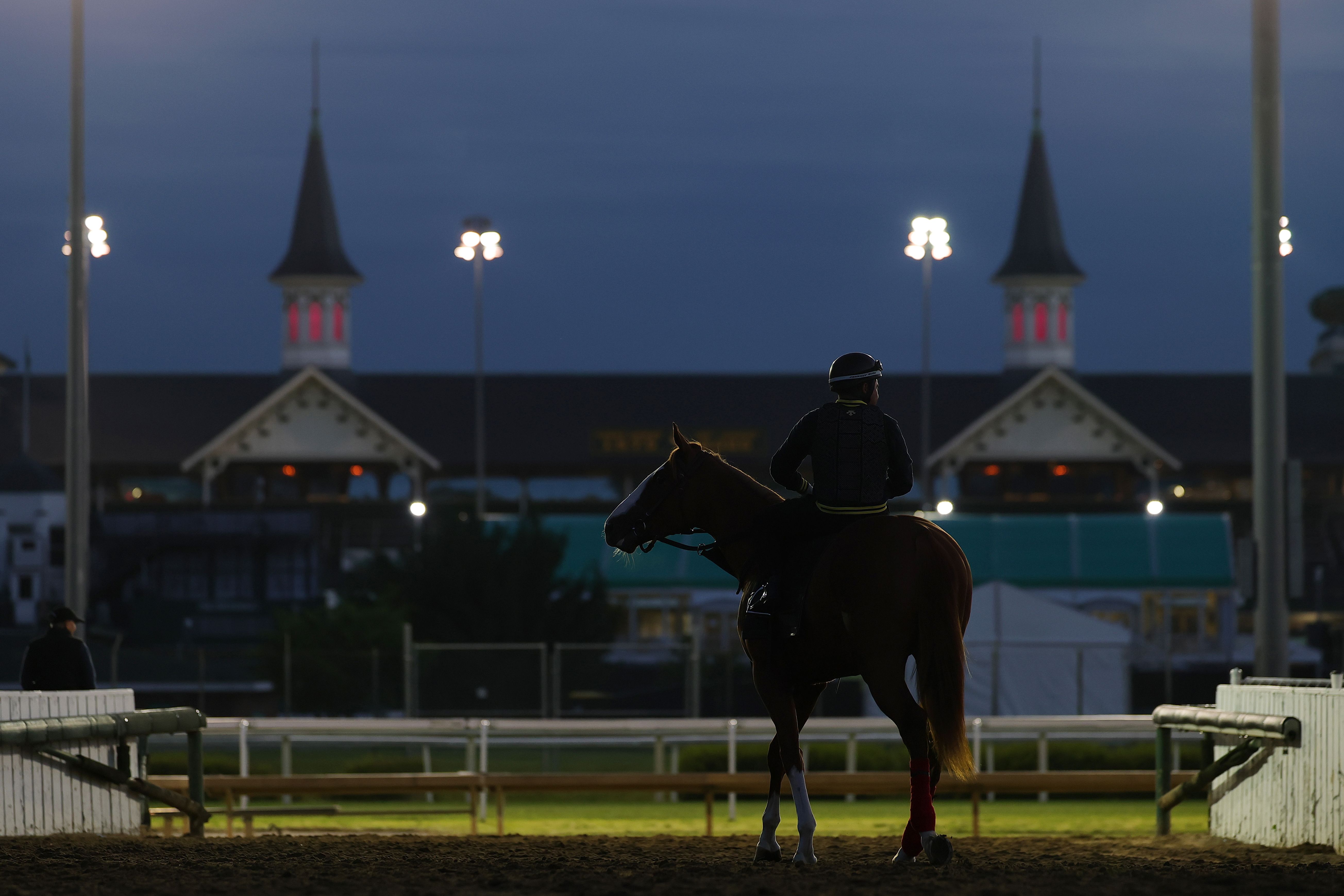 Morning workouts at Churchill Downs