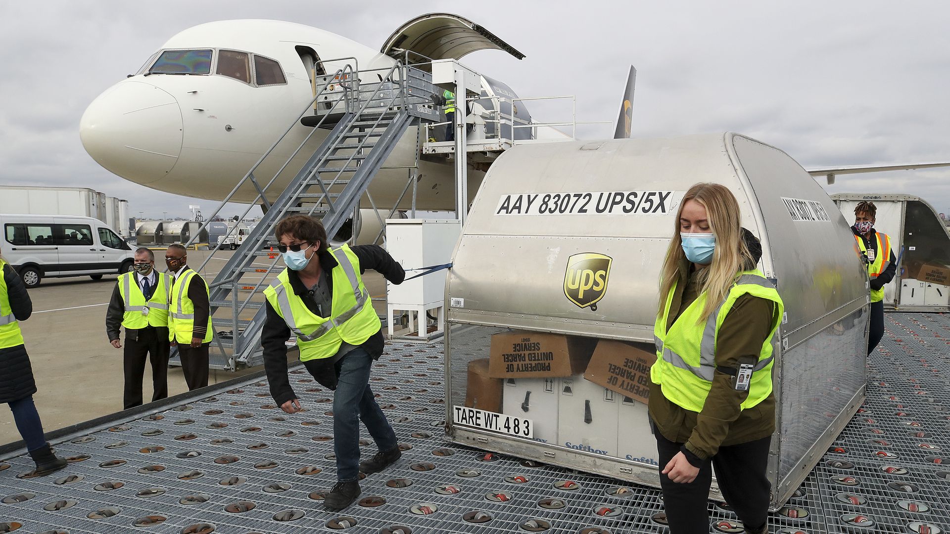 Distribution of the first coronavirus vaccines begins.