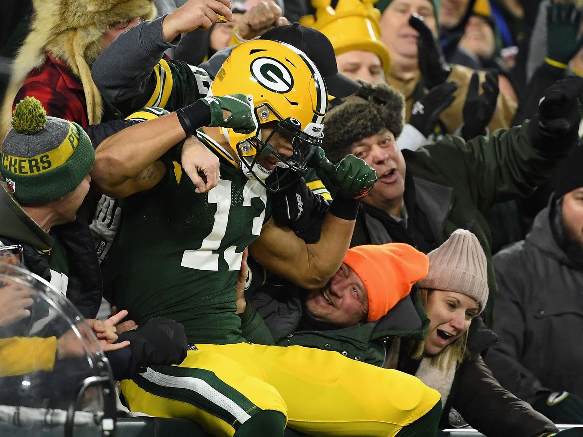 Leading at the half, Bears lose 45-30 to Green Bay Packers in